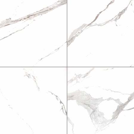 Eden Statuary 32 In. X 32 In. Polished Porcelain Floor And Wall Tile, 3PK